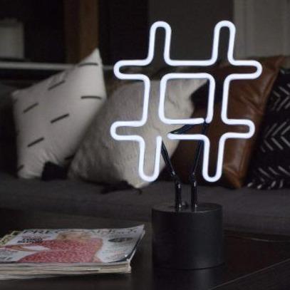 Hashtag Lumière Néon 