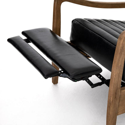 Fauteuil inclinable en cuir Chance