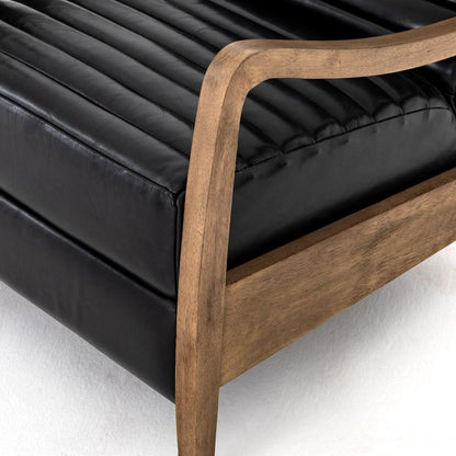 Fauteuil inclinable en cuir Chance