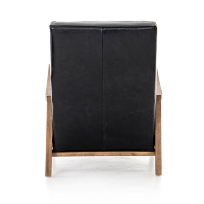 Fauteuil inclinable en cuir Chance