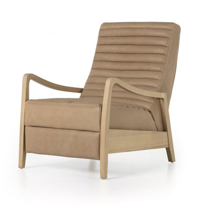Fauteuil inclinable en cuir Chance