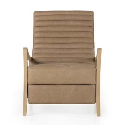 Fauteuil inclinable en cuir Chance