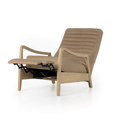 Fauteuil inclinable en cuir Chance