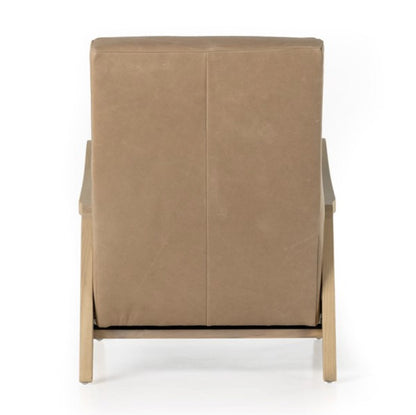 Fauteuil inclinable en cuir Chance