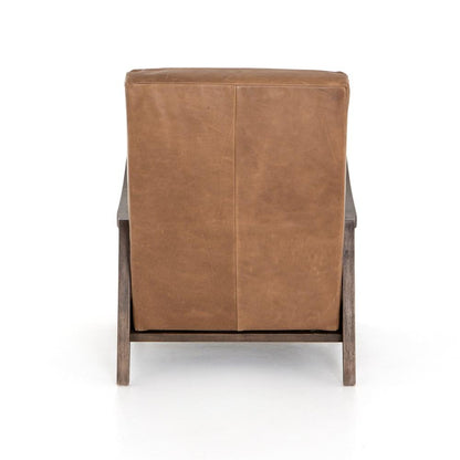 Fauteuil inclinable en cuir Chance