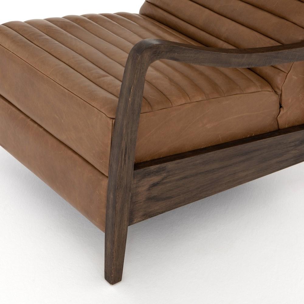 Fauteuil inclinable en cuir Chance