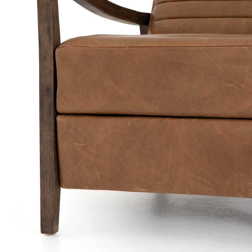 Fauteuil inclinable en cuir Chance