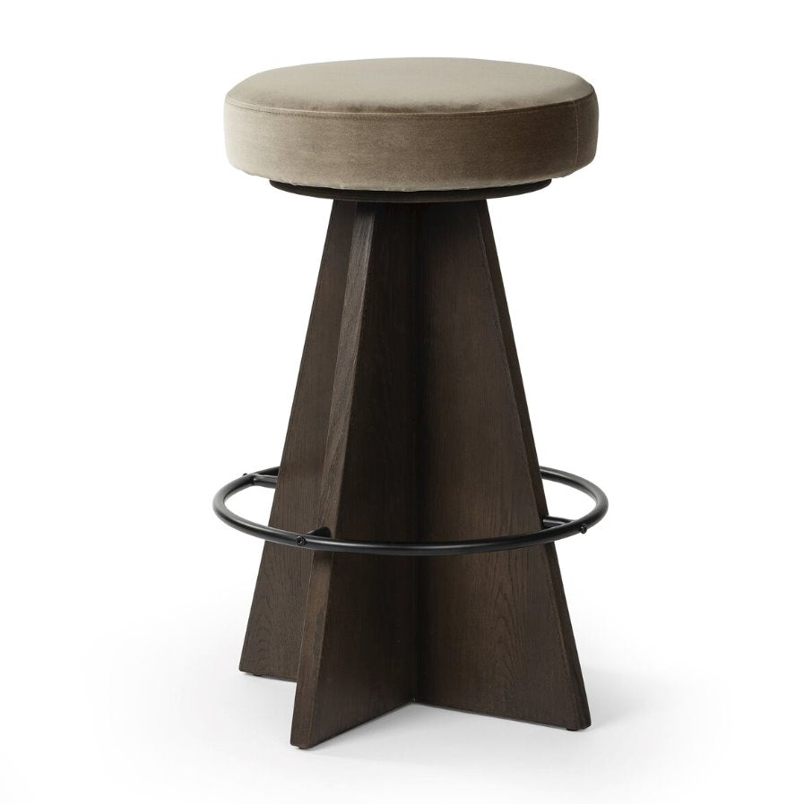 Tabouret de bar pivotant Damon