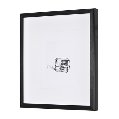 Collection de café - Estampe encadrée