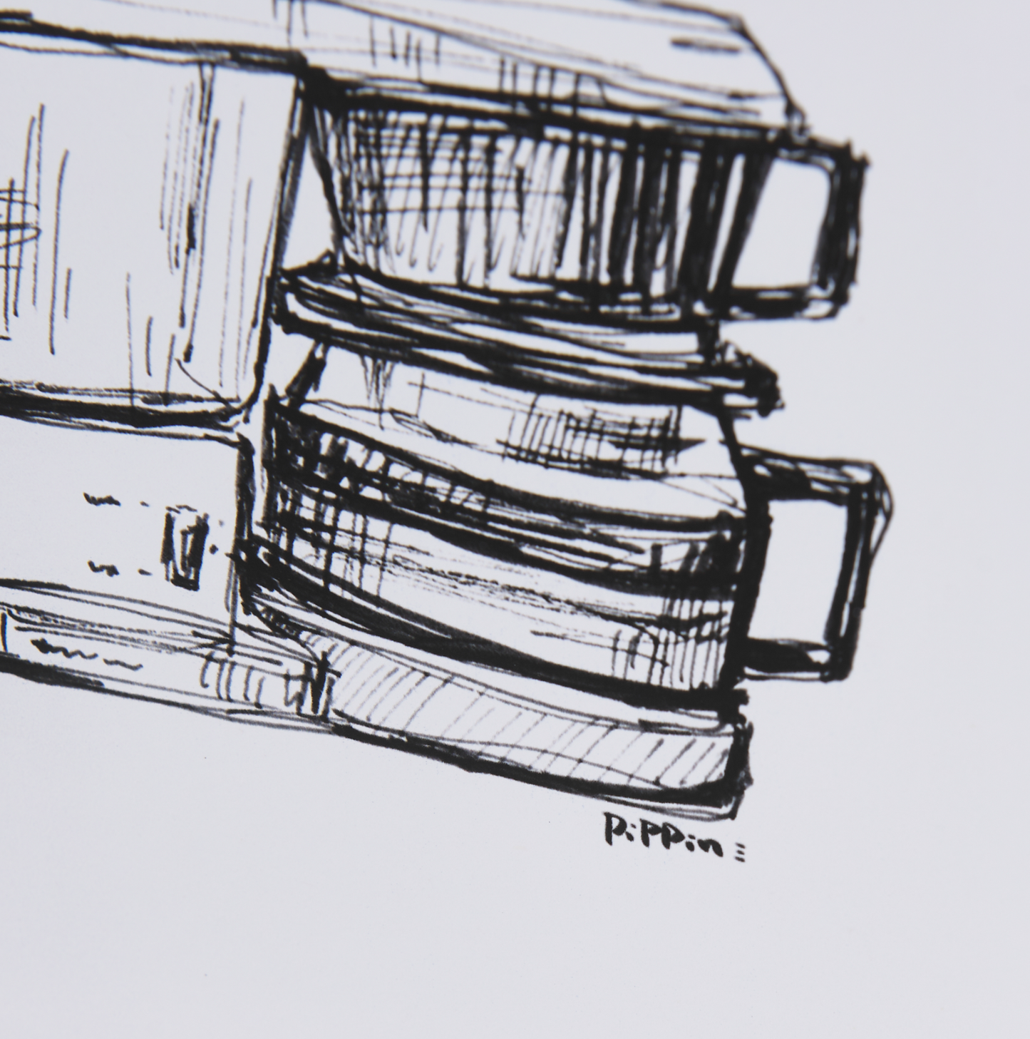 Collection de café - Estampe encadrée