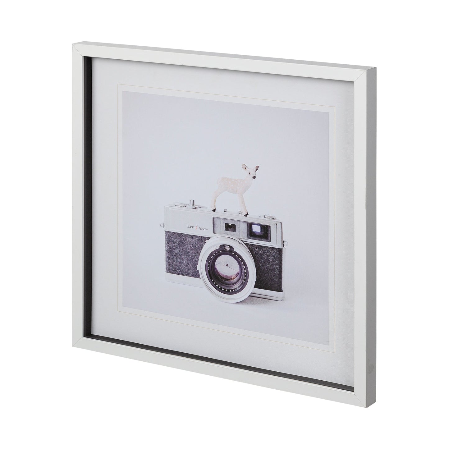 Cerf et appareil photo vintage