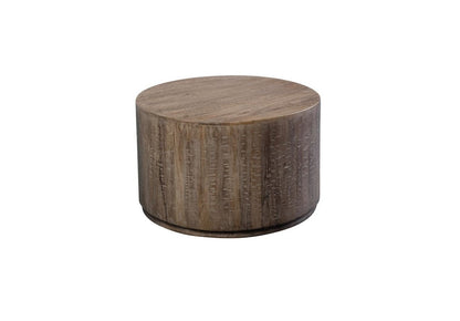 Table basse en forme de tambour