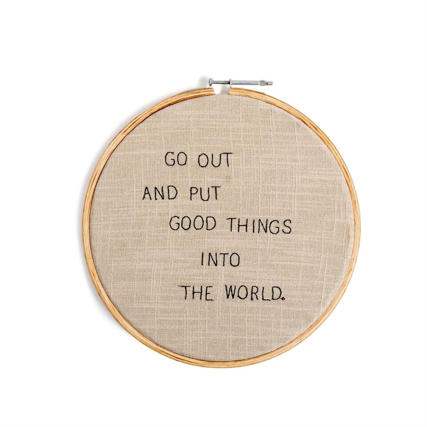 Cercle à broder « Bonnes choses »