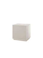 Table de chevet Osmara, gris chaud