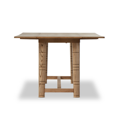 Table console à plateau rabattable