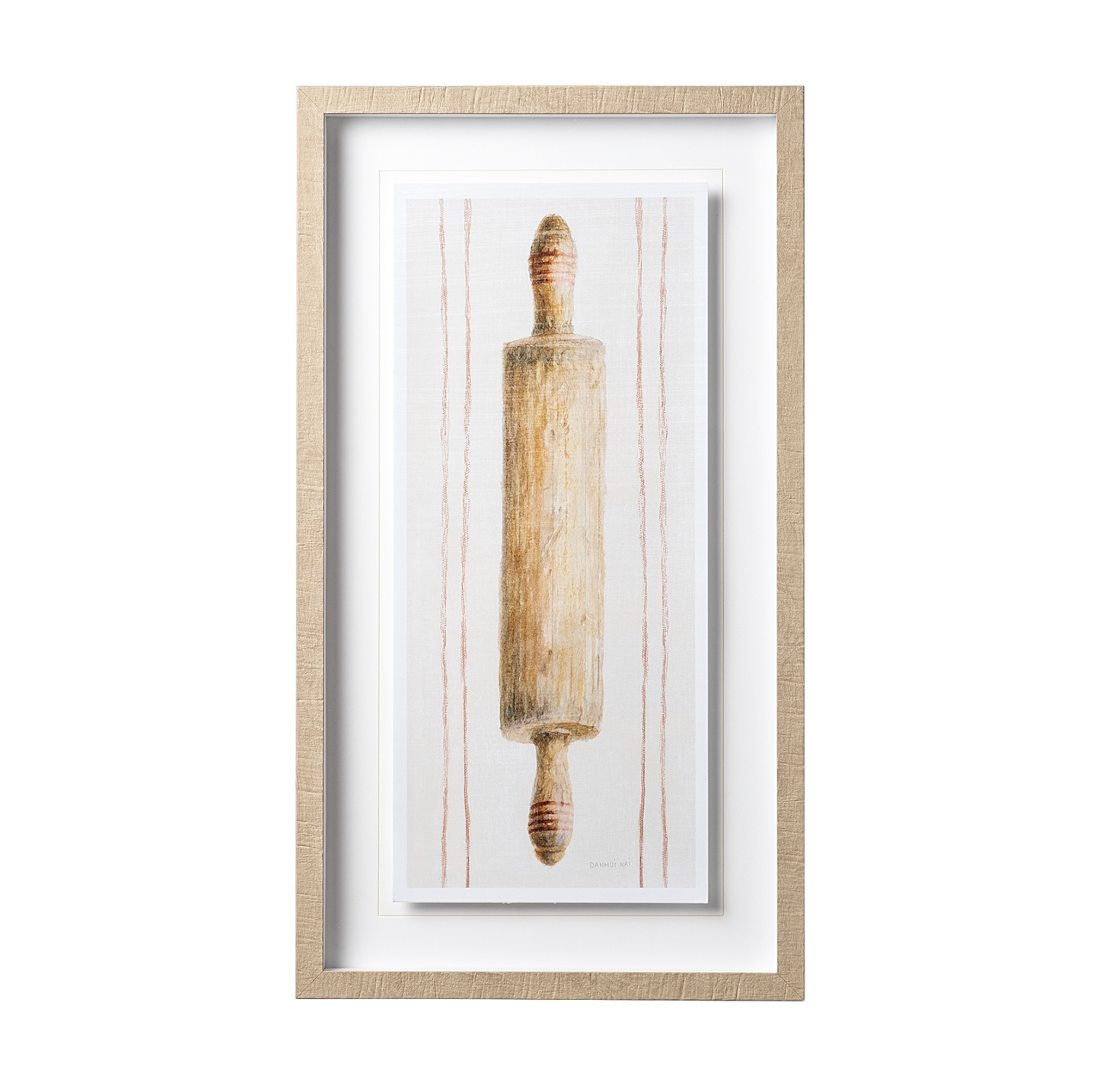 Cuisine en sac de farine, art encadré