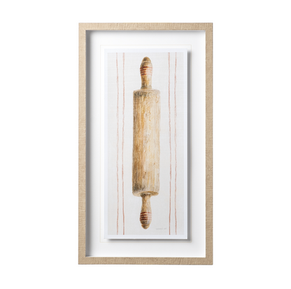 Cuisine en sac de farine, art encadré