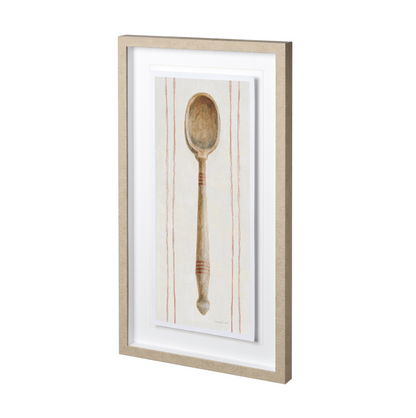 Cuisine en sac de farine, art encadré