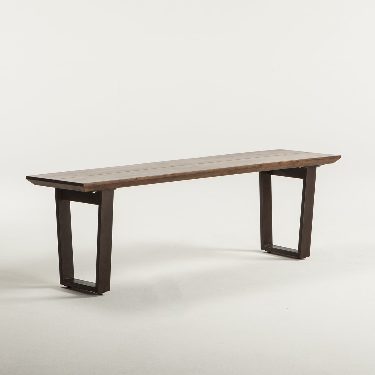 Banc de salle à manger en bois du Mozambique