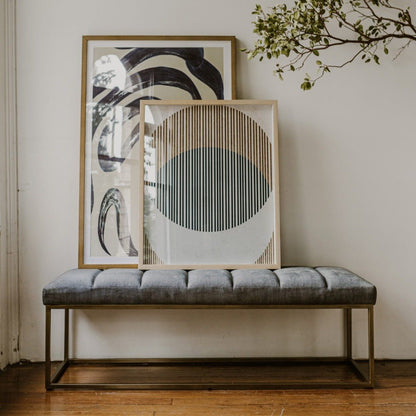 Tableau abstrait encadré Clarity