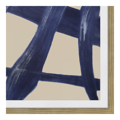 Tableau abstrait encadré Clarity