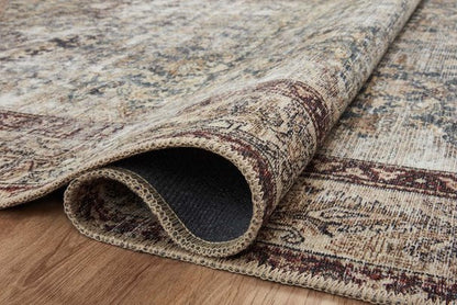 Tapis Amber Lewis x Loloi Georgie couleur sarcelle/antique