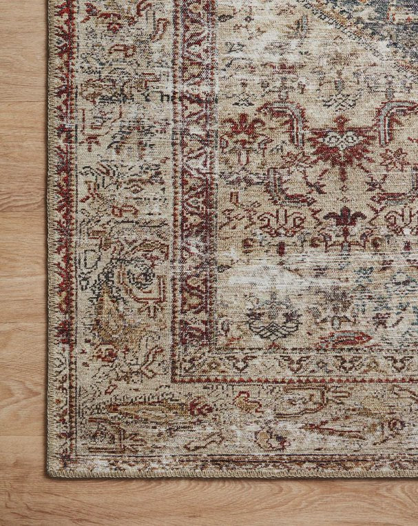 Tapis Amber Lewis x Loloi Georgie couleur sarcelle/antique