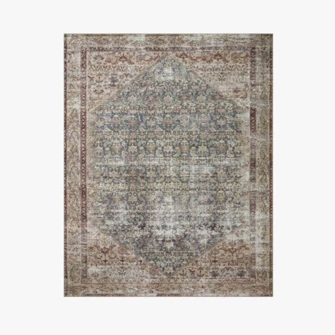 Tapis Amber Lewis x Loloi Georgie couleur sarcelle/antique