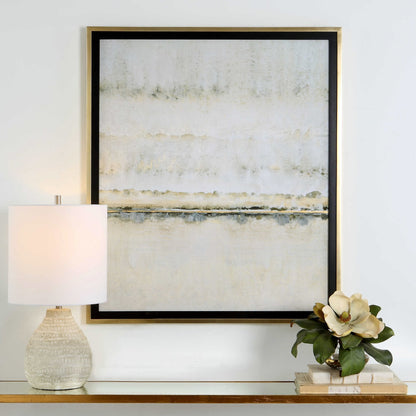 Estampe encadrée « Horizon doré »