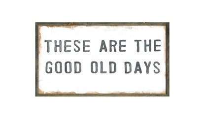 Décoration murale « Le bon vieux temps »