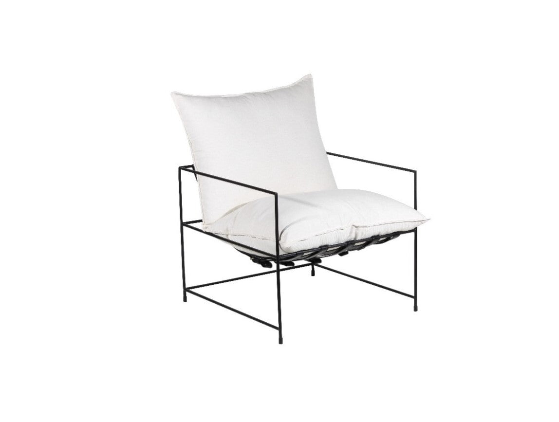 Fauteuil d'appoint en cuir Hagen