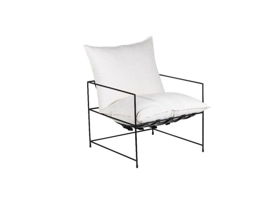 Fauteuil d'appoint en cuir Hagen