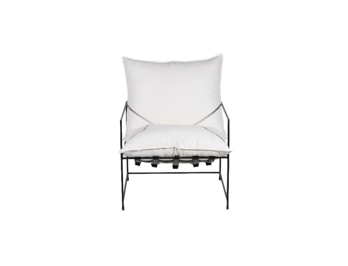 Fauteuil d'appoint en cuir Hagen