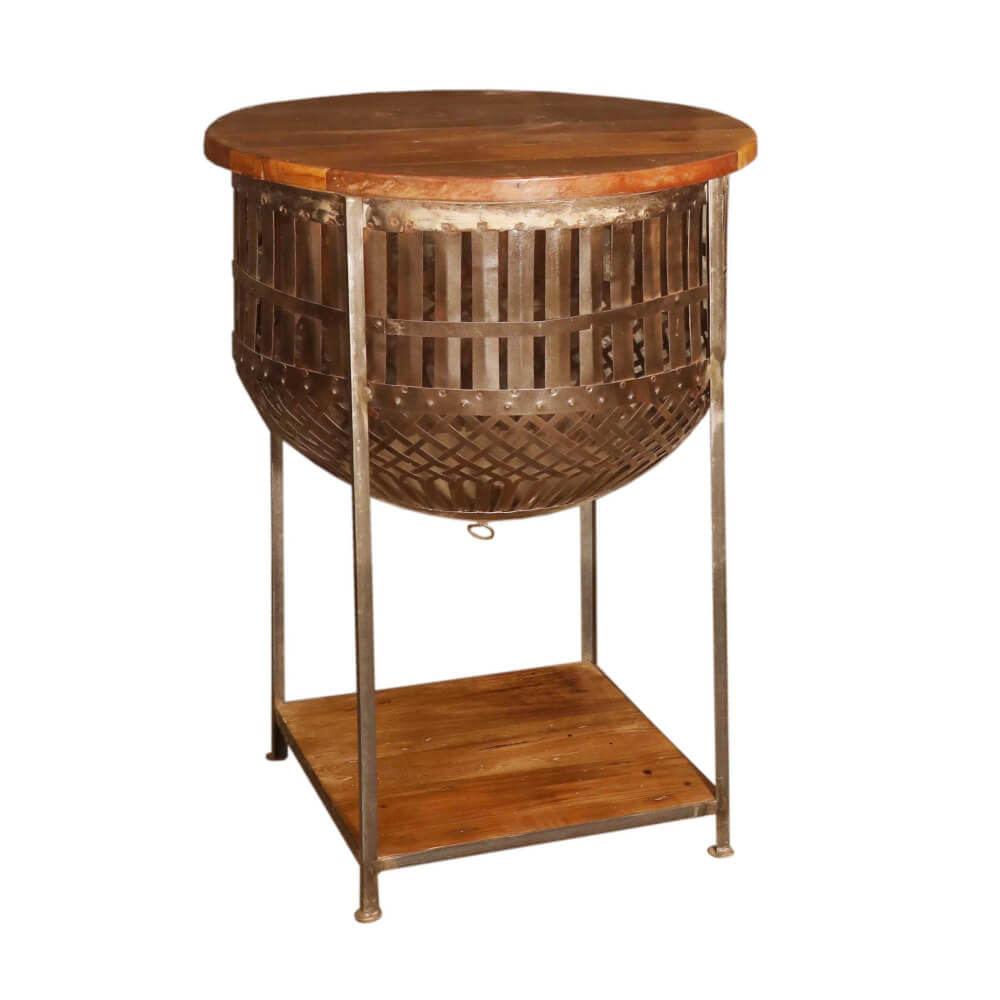 Table en fer forgé à la main