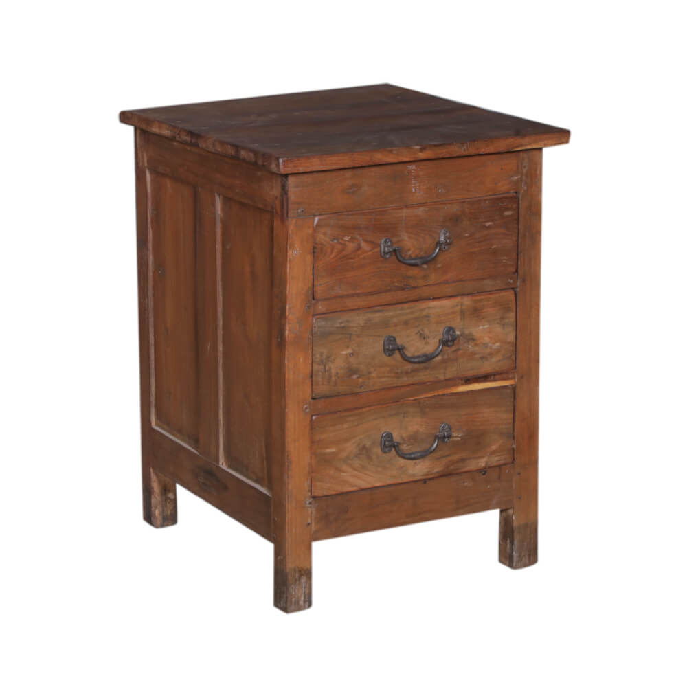 Table de chevet artisanale