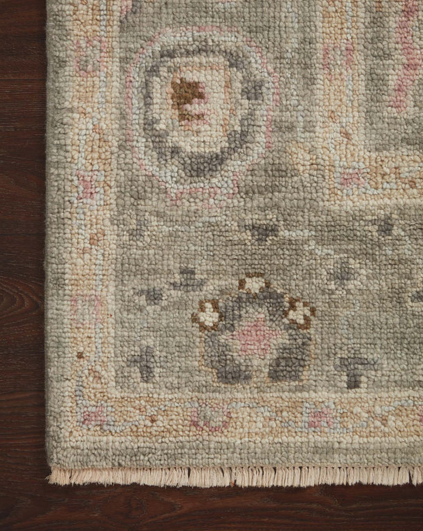 Tapis Helena couleur sauge/coucher de soleil