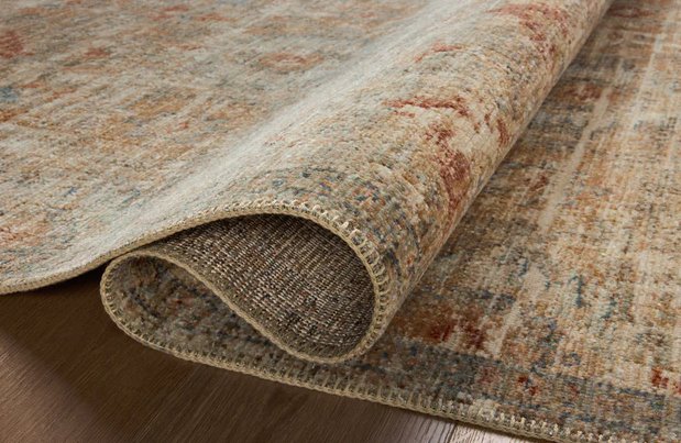 Tapis Heritage gris/coucher de soleil