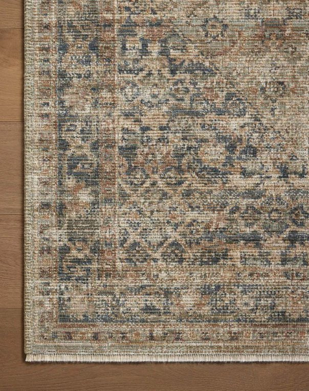 Tapis Heritage couleur sauge/marine