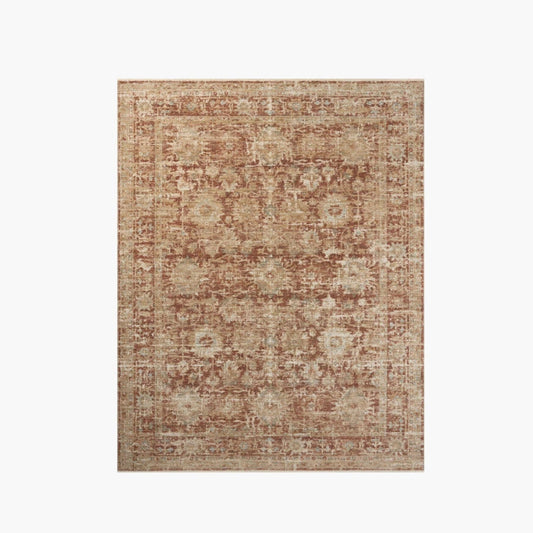 Tapis Heritage en brique/multicolore