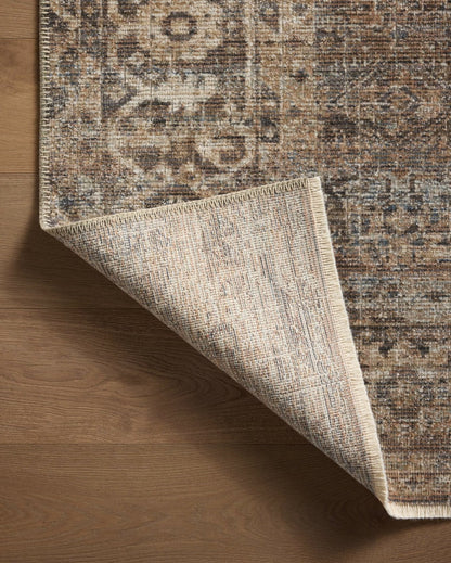 Tapis Heritage couleur moka/denim