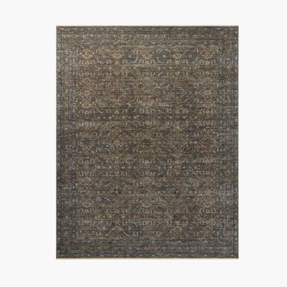 Tapis Heritage couleur lagon/tabac