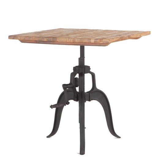 Table de salle à manger réglable style loft industriel