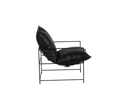 Fauteuil d'appoint en cuir Hagen