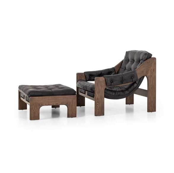 Fauteuil Halston avec ottoman