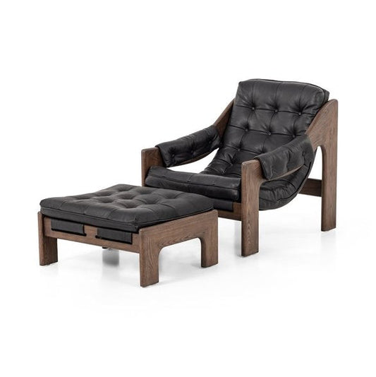 Fauteuil Halston avec ottoman