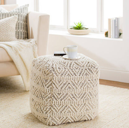 Pouf tissé Hygge