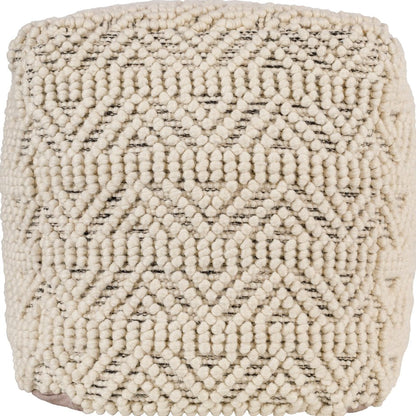 Pouf tissé Hygge