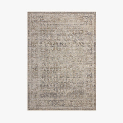 Tapis Chris Loves Julia x Loloi Ida en coloris Ardoise/Naturel