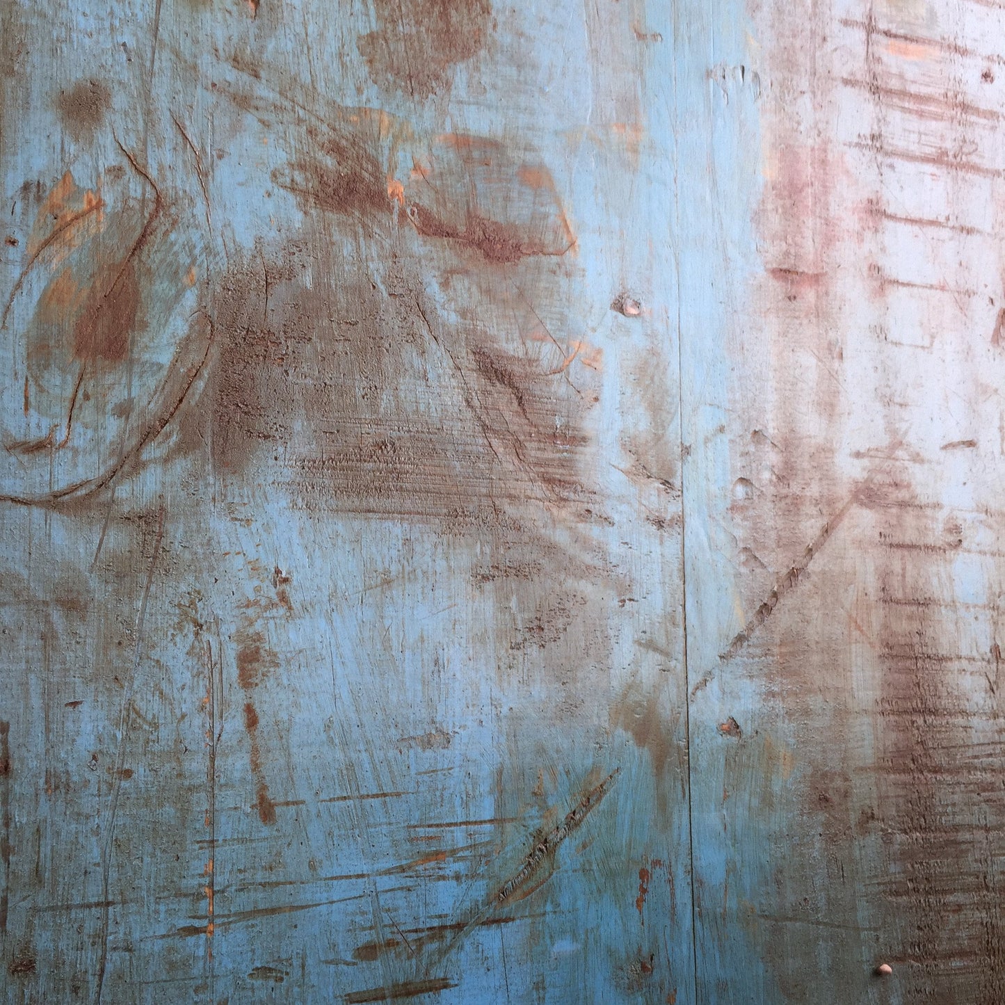 Table pliante bleue vintage