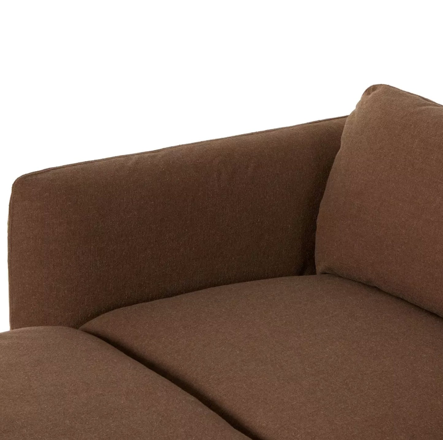 Canapé d'angle 3 pièces Ingel avec pouf